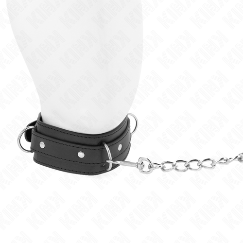 COLLAR WITH LEASH 65CM