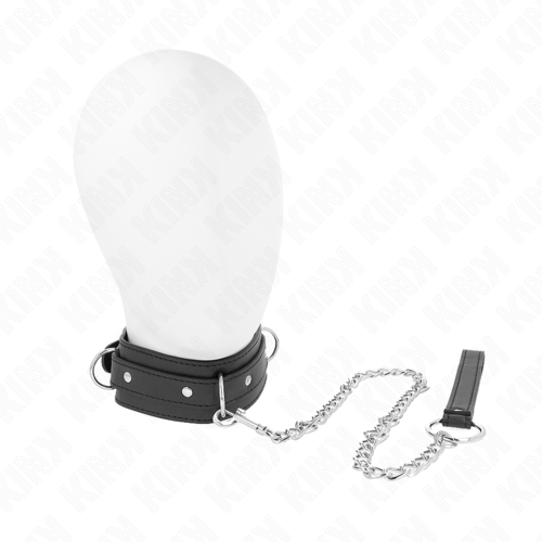 COLLAR WITH LEASH 65CM