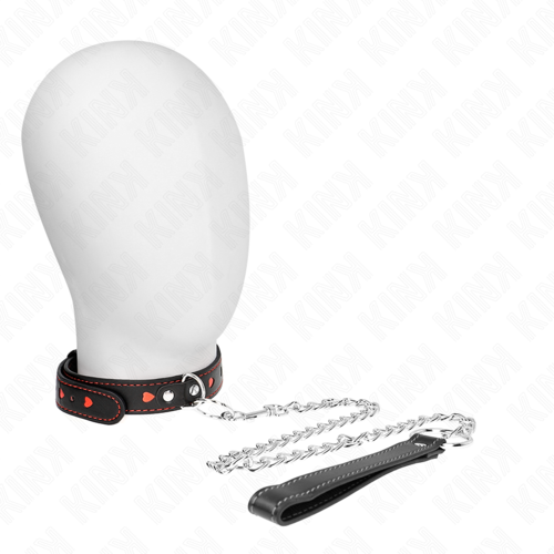 HEART COLLAR WITH LEASH
