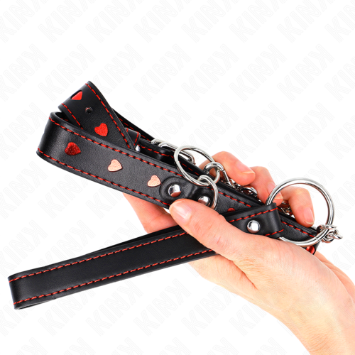 HEART COLLAR WITH LEASH