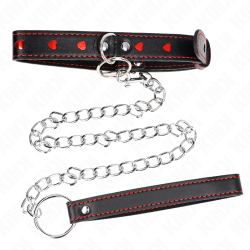 HEART COLLAR WITH LEASH