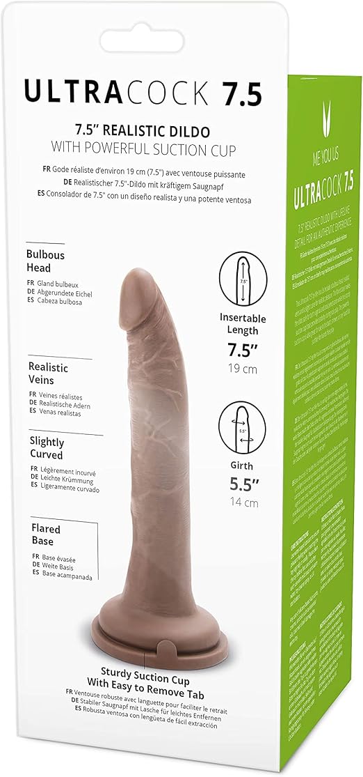 ME YOU US ULTRA COCK 7.5 INCH REALISTIC DILDO