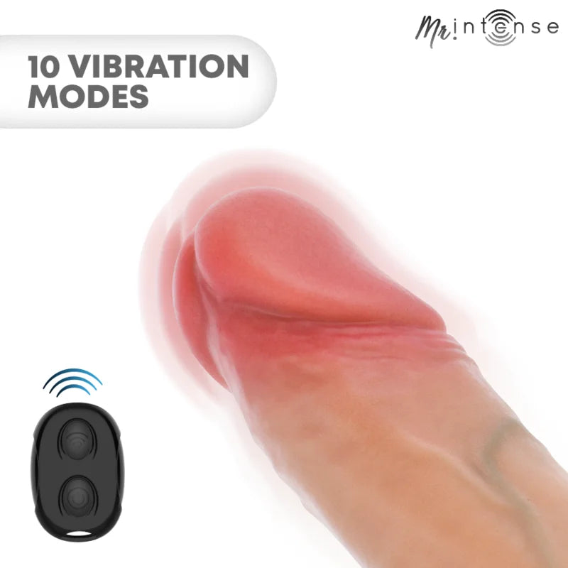 MR INTENSE – ARNOLD M VIBRATOR SILICONE PENIS SLEEVE WITH REMOTE CONTROL