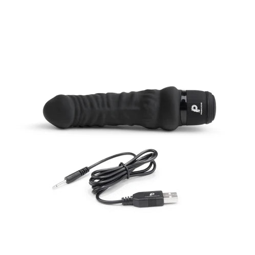 6" REALISTIC VIBRATOR - BLACK