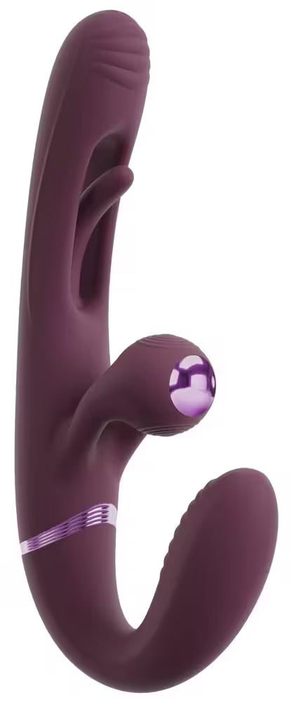 RC STRAPLESS STRAP-ON WITH FLICKING TONGUE