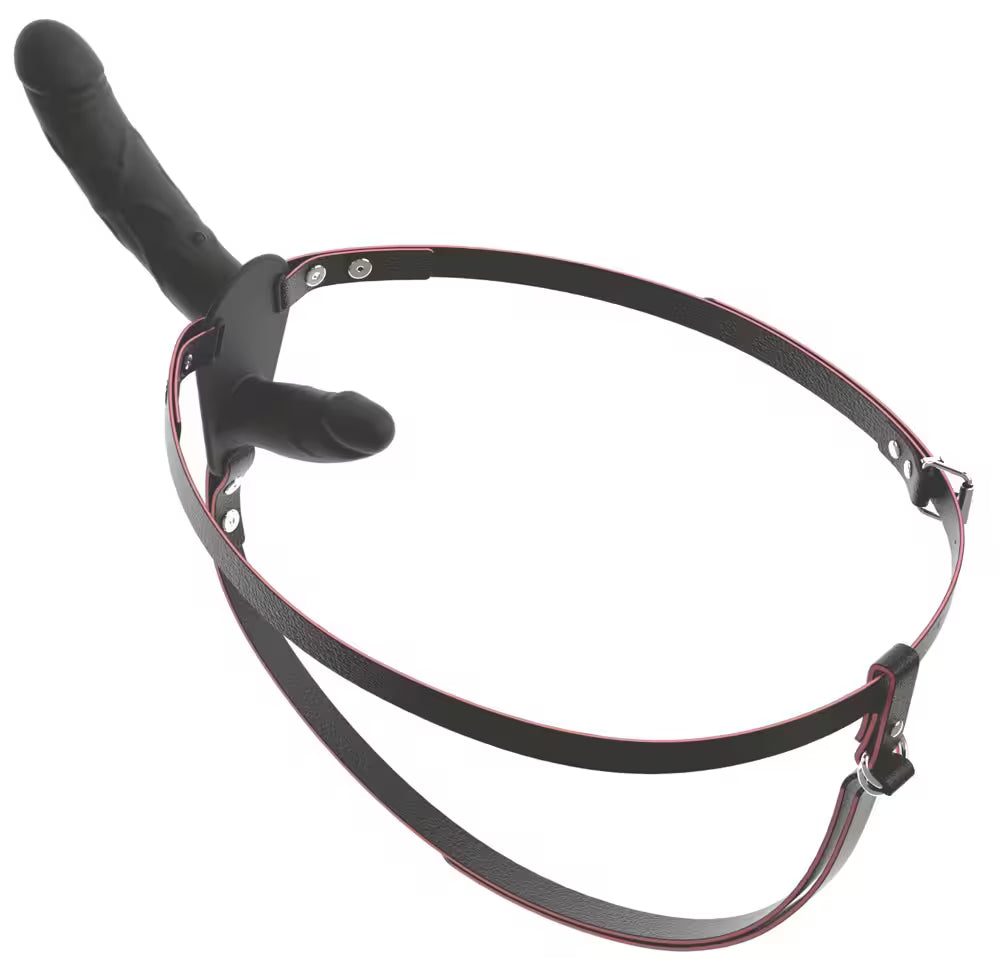 RC VIBRATING DOUBLE STRAP-ON
