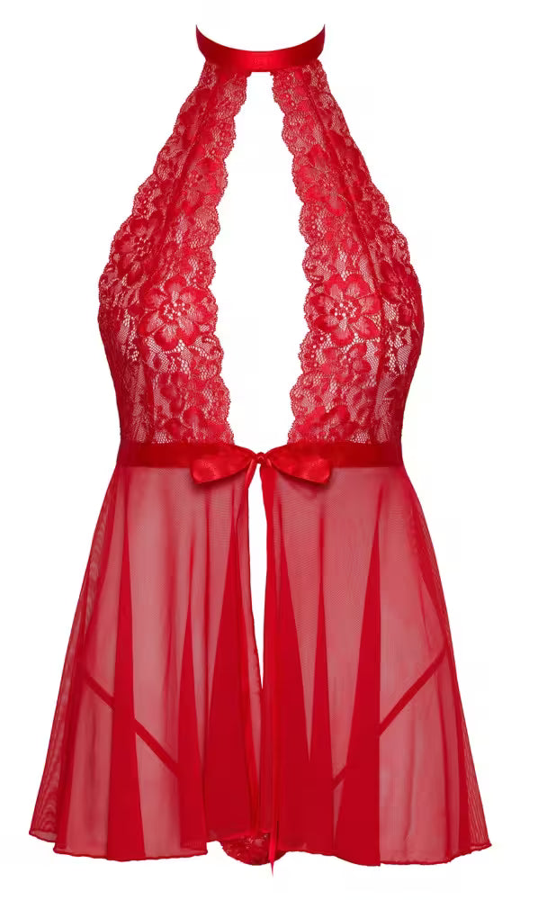 RED BABYDOLL SET
