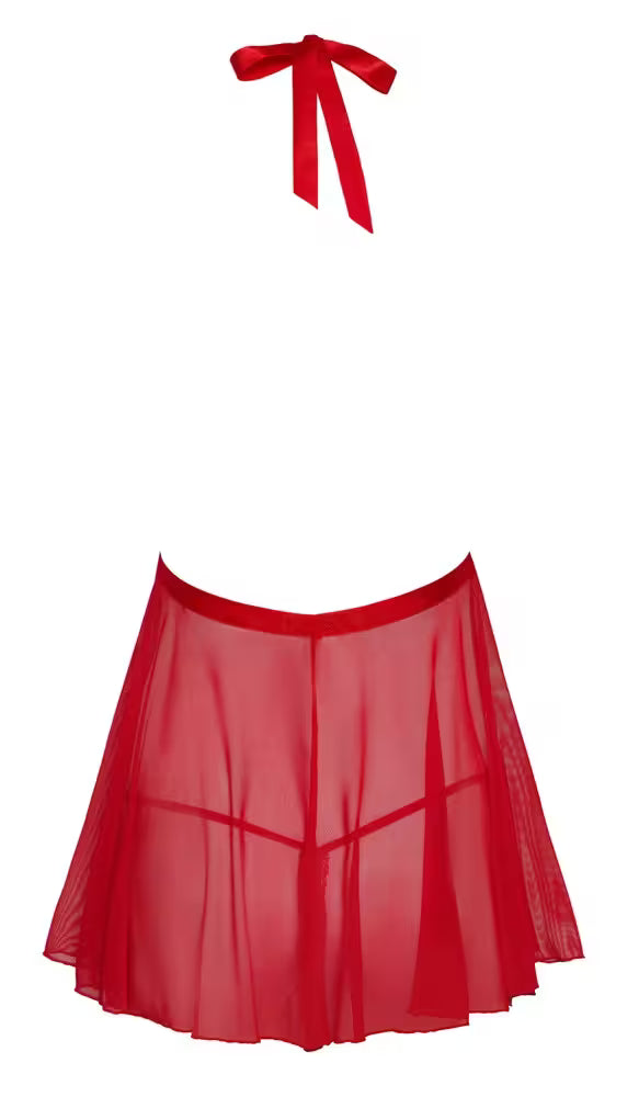RED BABYDOLL SET