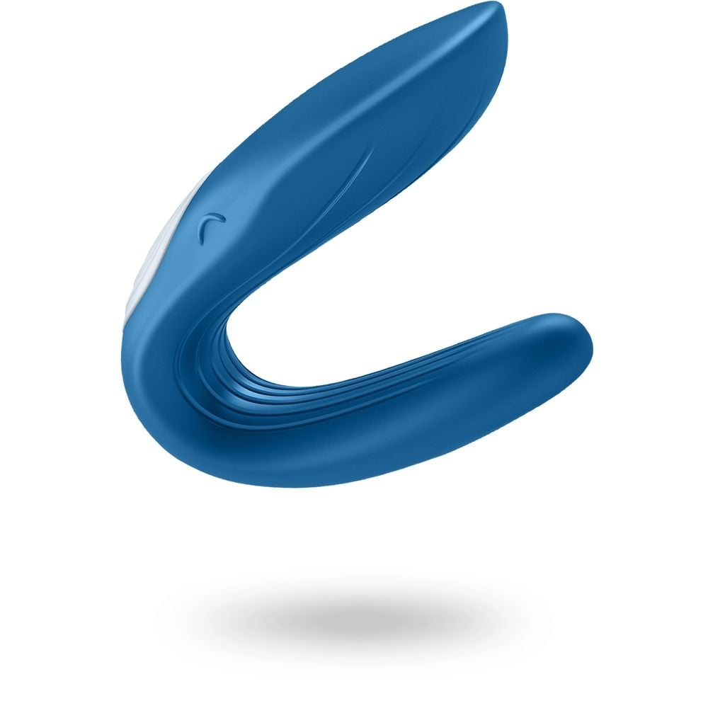 SATISFYER DOUBLE WHALE VIBRATOR BLUE