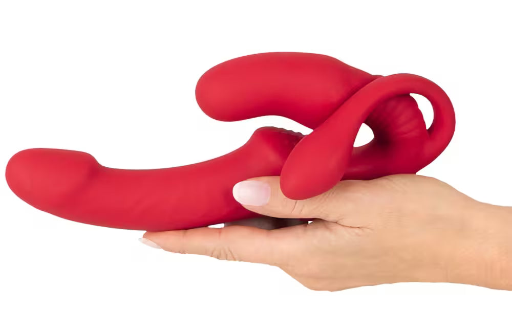 STRAPLESS STRAP-ON TRIPLE TEASER RC
