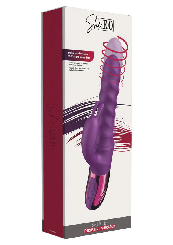 SWIRL RABBIT VIBRATOR