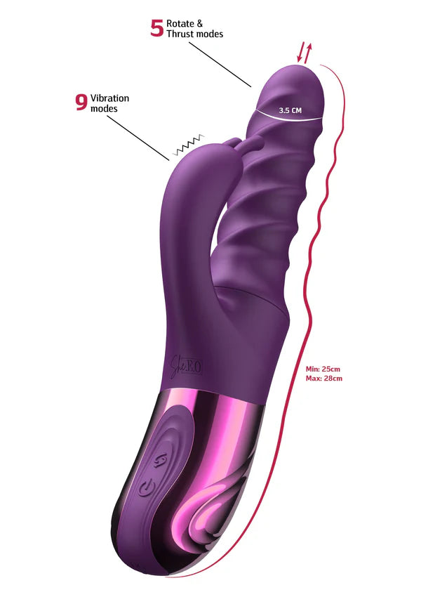SWIRL RABBIT VIBRATOR