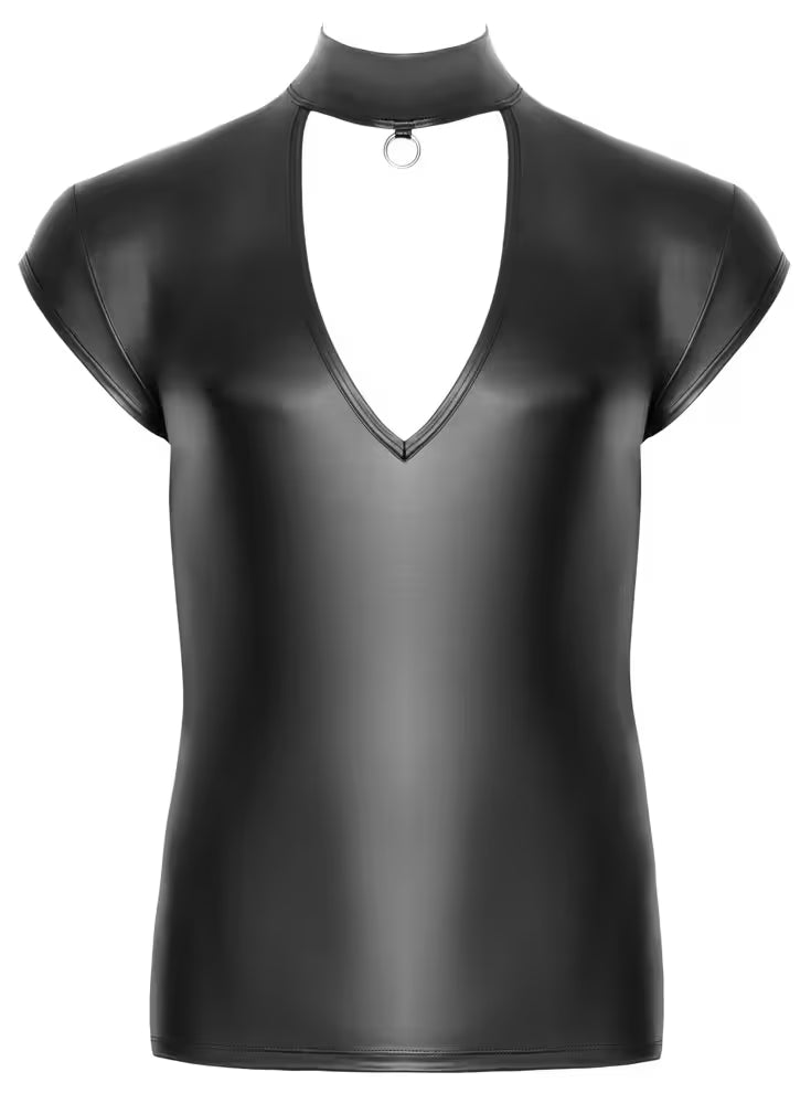 V-SHAPED CUT-OUT SHIRT