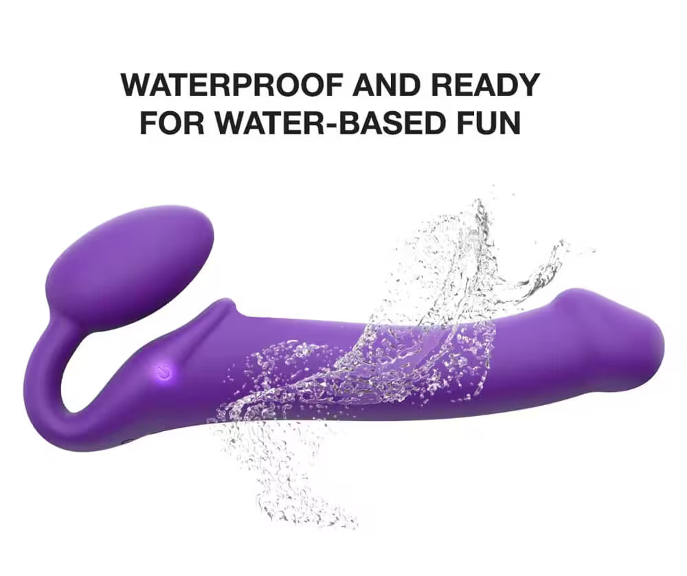 VIBRATING BENDABLE STRAP-ON