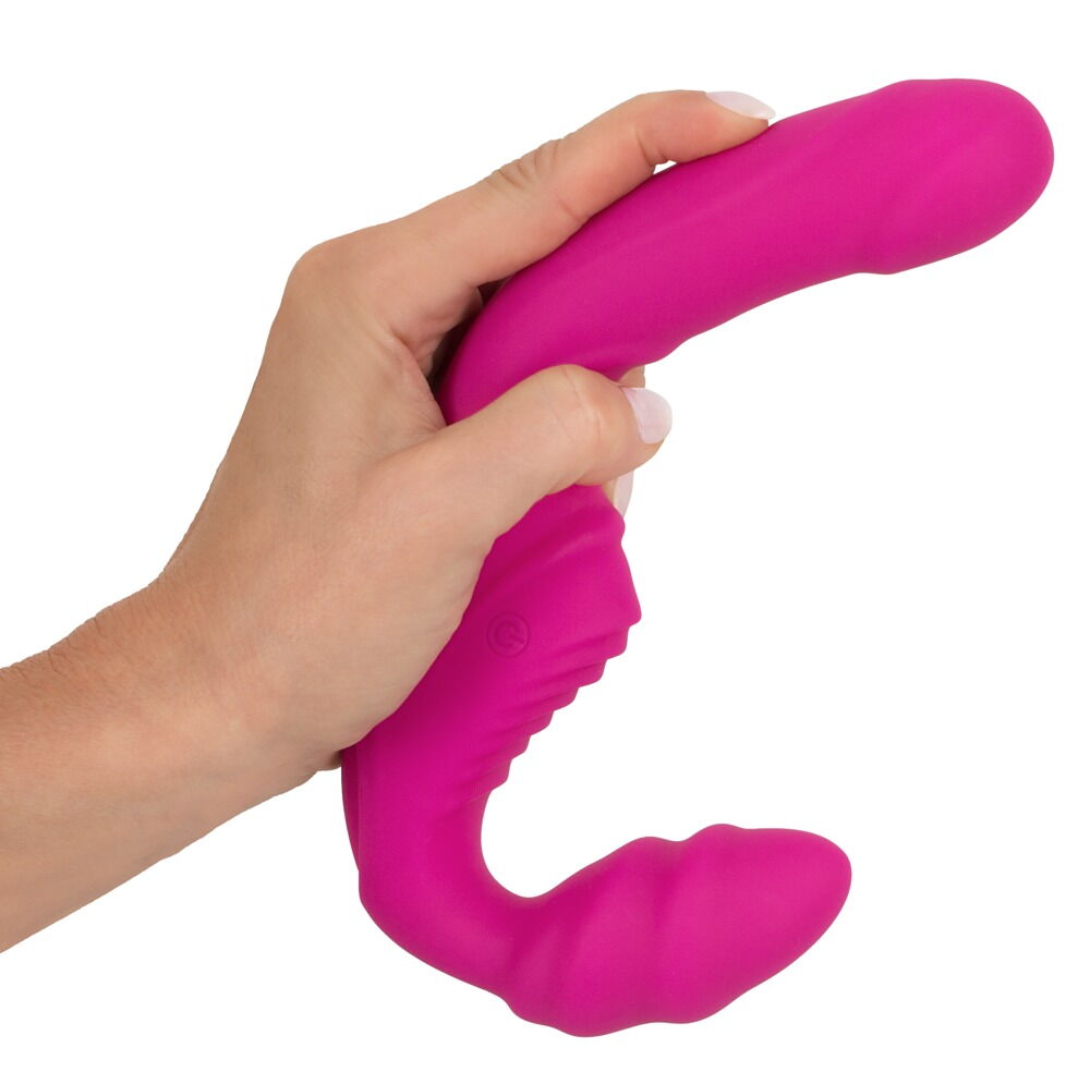 VIBRATING STRAPLESS STRAP-ON