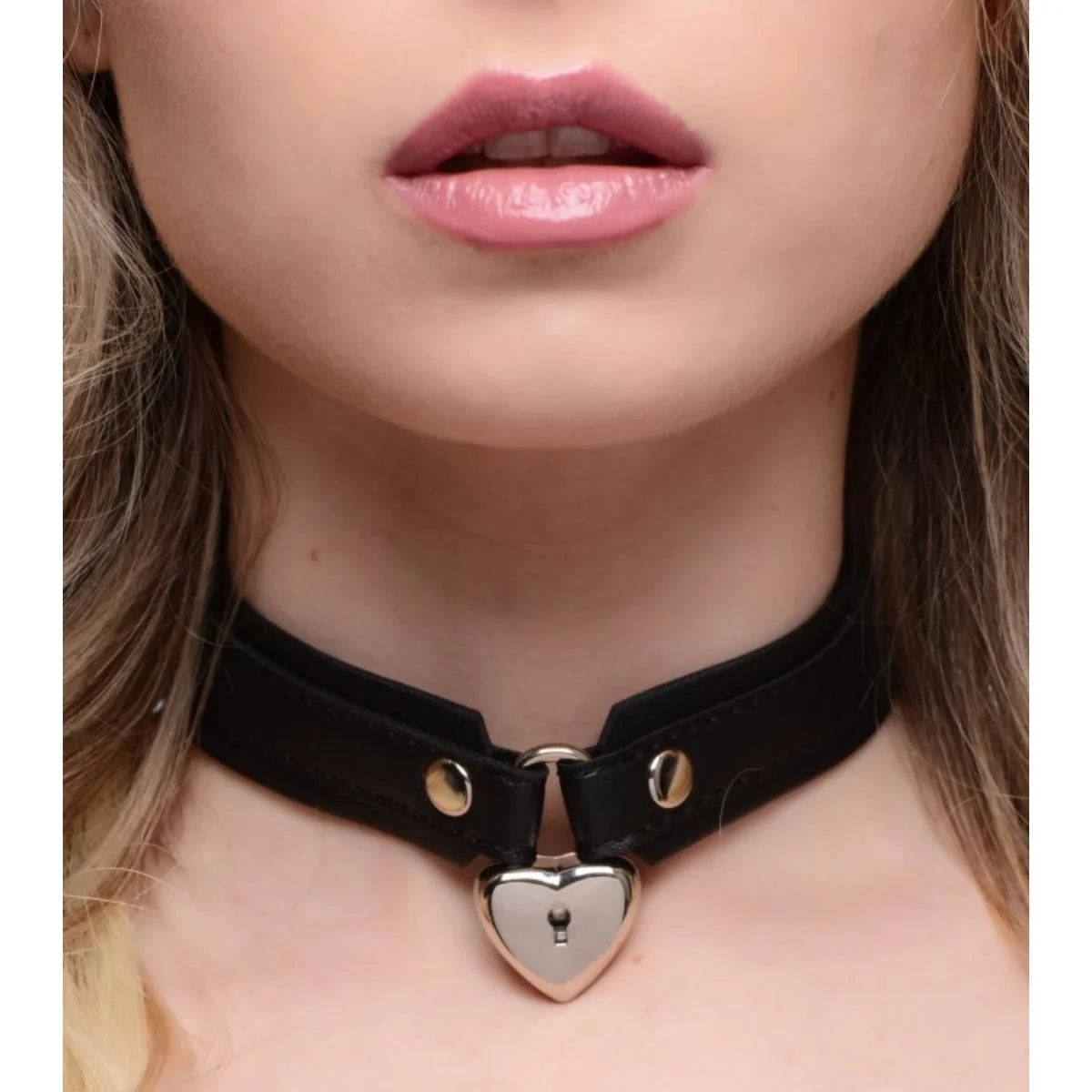 LOCKING HEART COLLAR