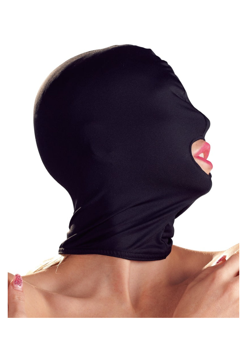 HEAD MASK WITH MOUTH OPENING