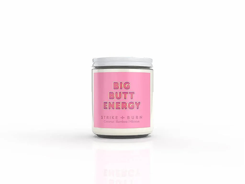BIG BUTT ENERGY CANDLE | BAMBOO & COCONUT