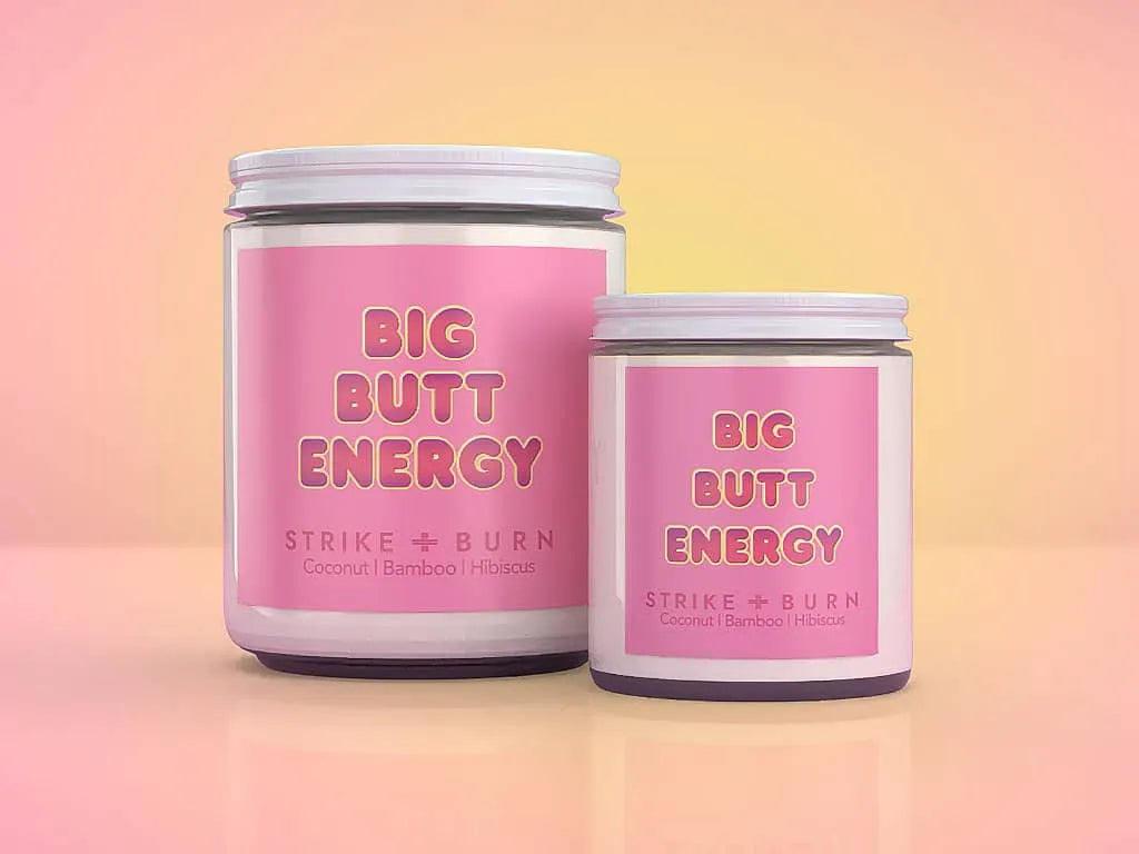 BIG BUTT ENERGY CANDLE | BAMBOO & COCONUT