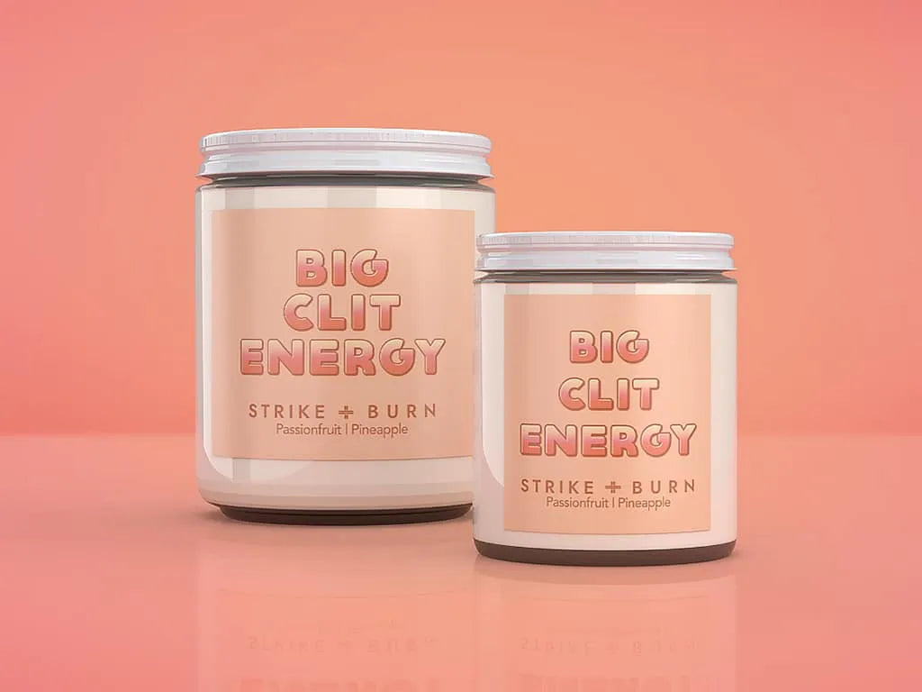 BIG CLIT ENERGY CANDLE | PASSIONFRUIT & PINEAPPLE