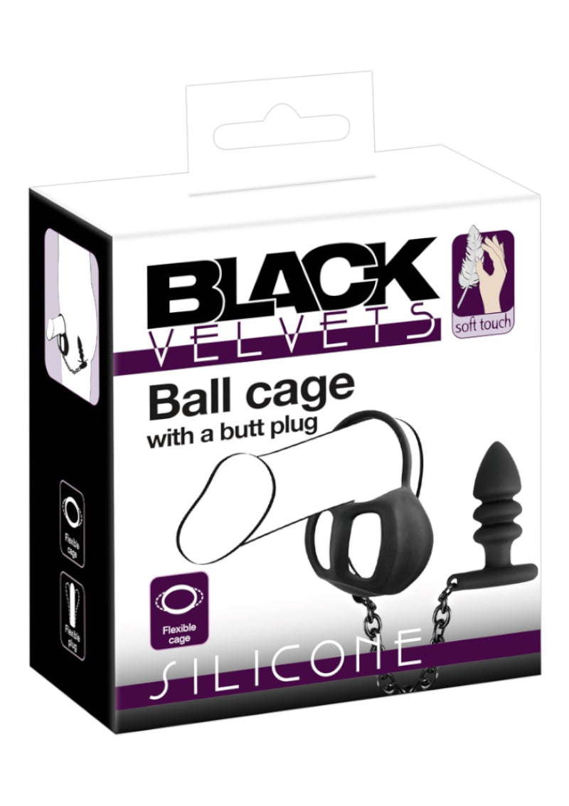 BALL CAGE WITH BUTT PLUG