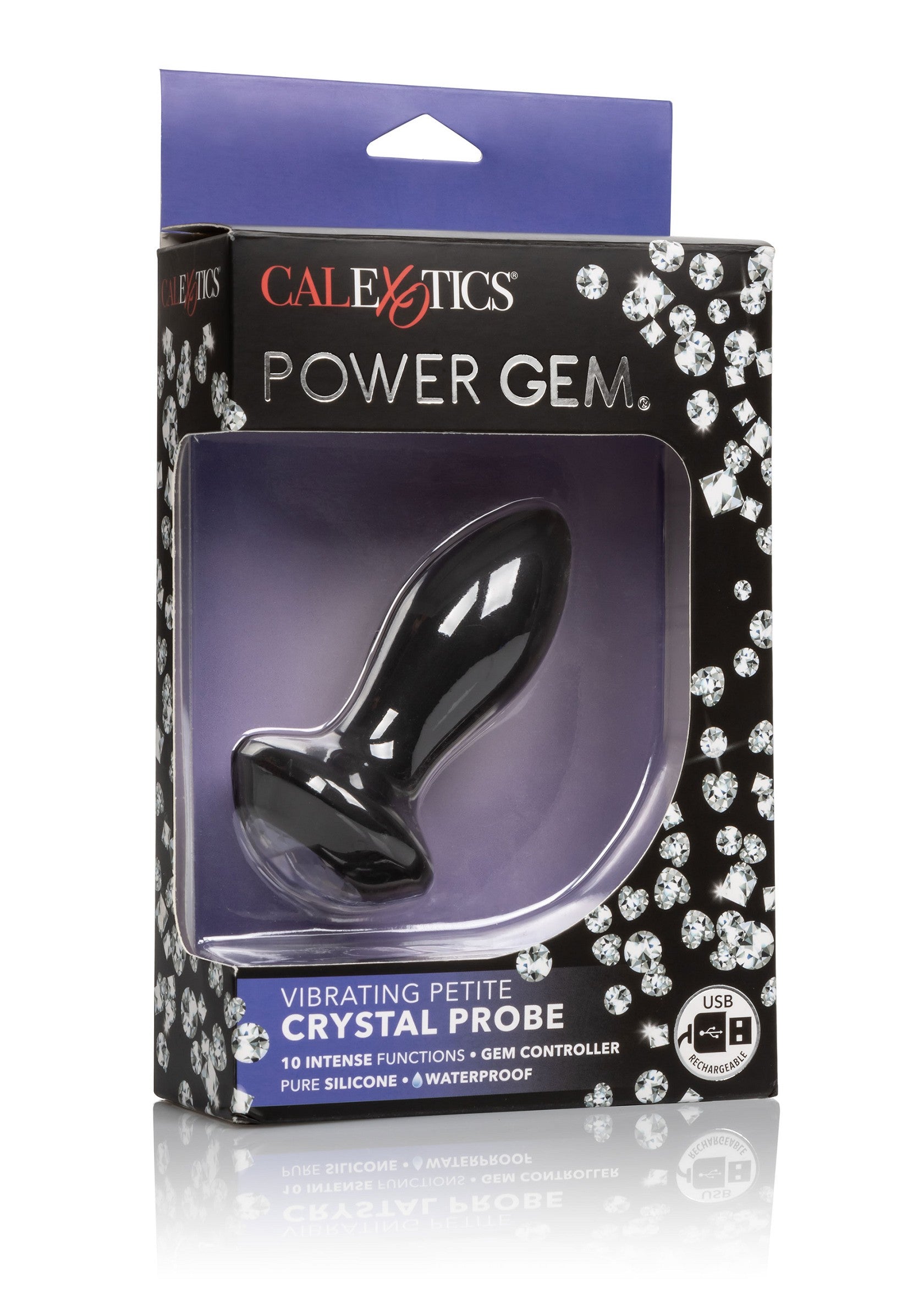 POWER GEM VIBRATING PETITE CRYSTAL PROBE