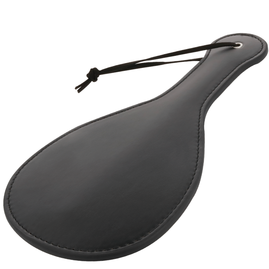 BLACK ROUNDED FETISH PADDLE