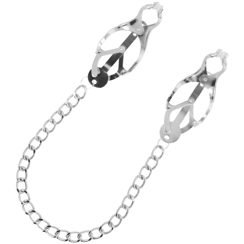 METAL NIPPLE CLAMP WITH CHAIN