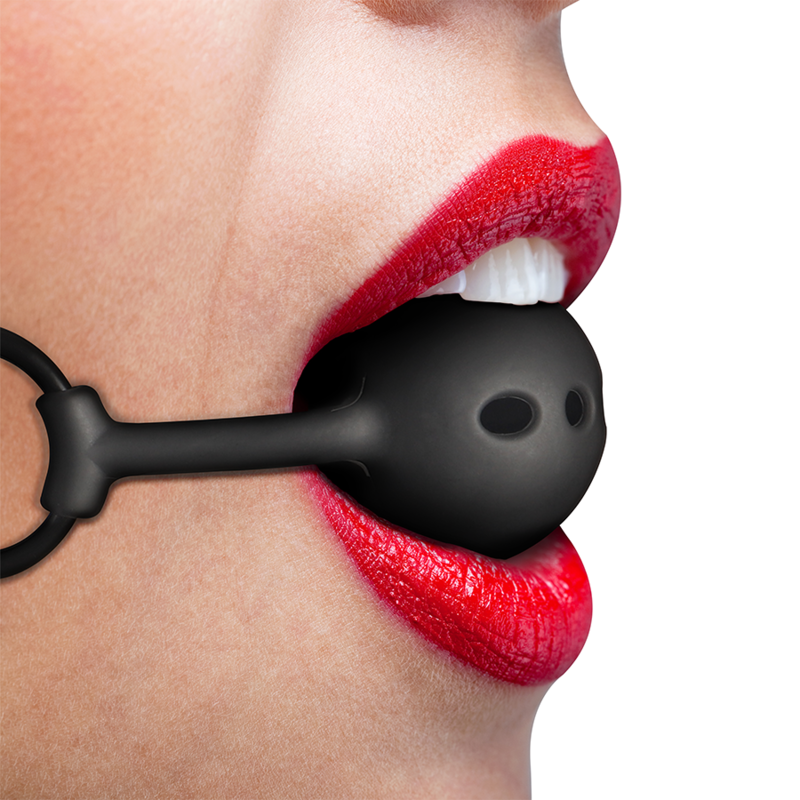 BREATHABLE SILICONE BALL GAG