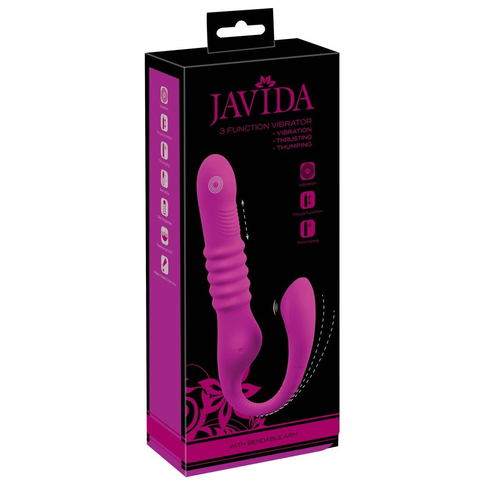 3 FUNCTION VIBRATOR WITH BENDABLE ARM