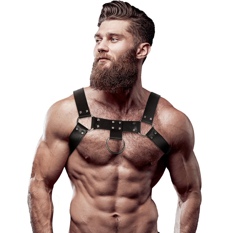 ECO LEATHER CHEST STRAP HARNESS MEN