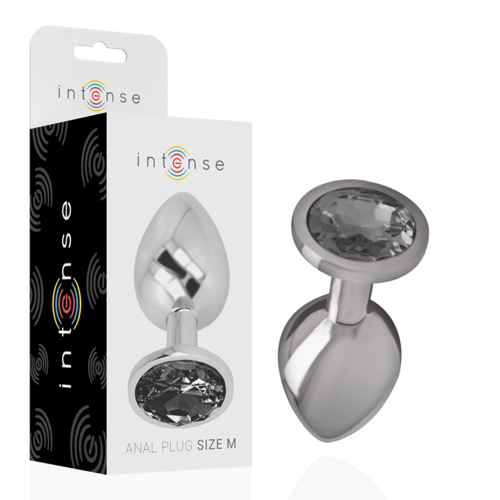 ALUMINUM PLUG WITH GLASS - SIZE M