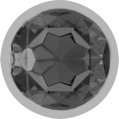ALUMINUM PLUG WITH GLASS - SIZE M