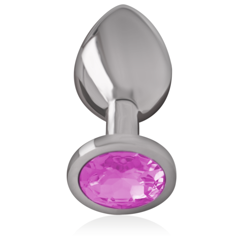 ALUMINUM PLUG WITH GLASS - SIZE M