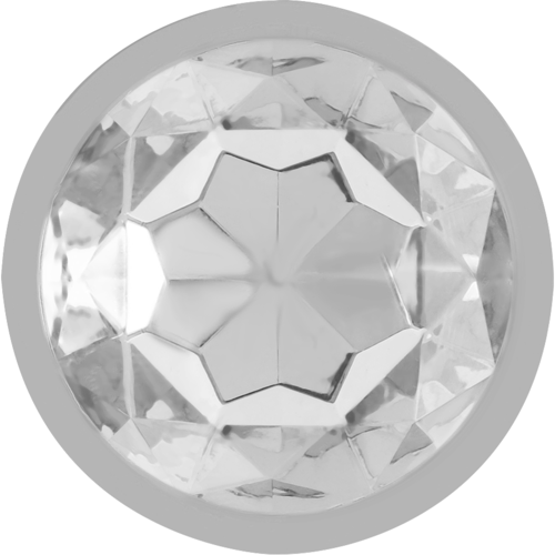 ALUMINUM PLUG WITH GLASS - SIZE M