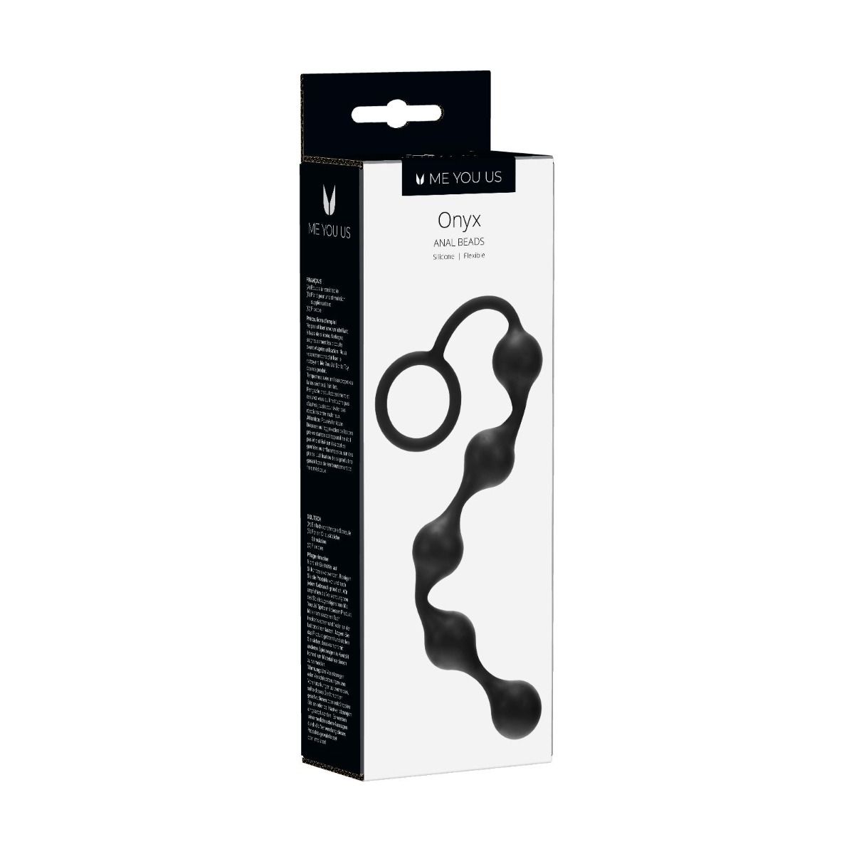 ONYX SILICONE ANAL BEADS