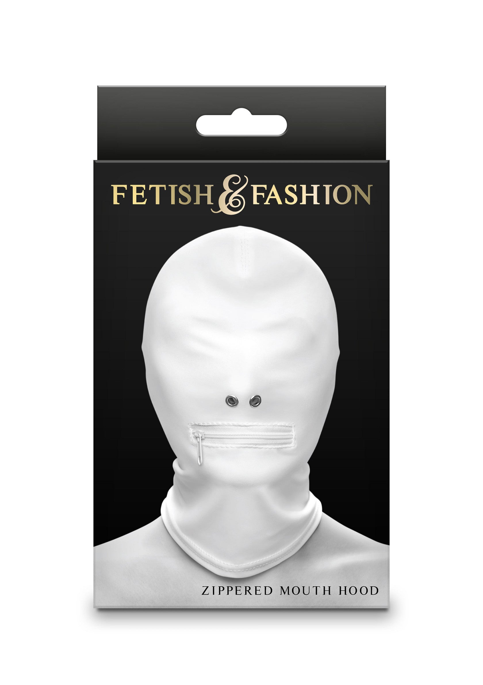 ZIPPERED MOUTH HOOD