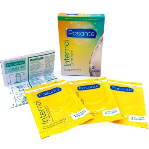 INTERNAL CONDOM NON-LATEX 3 UNITS