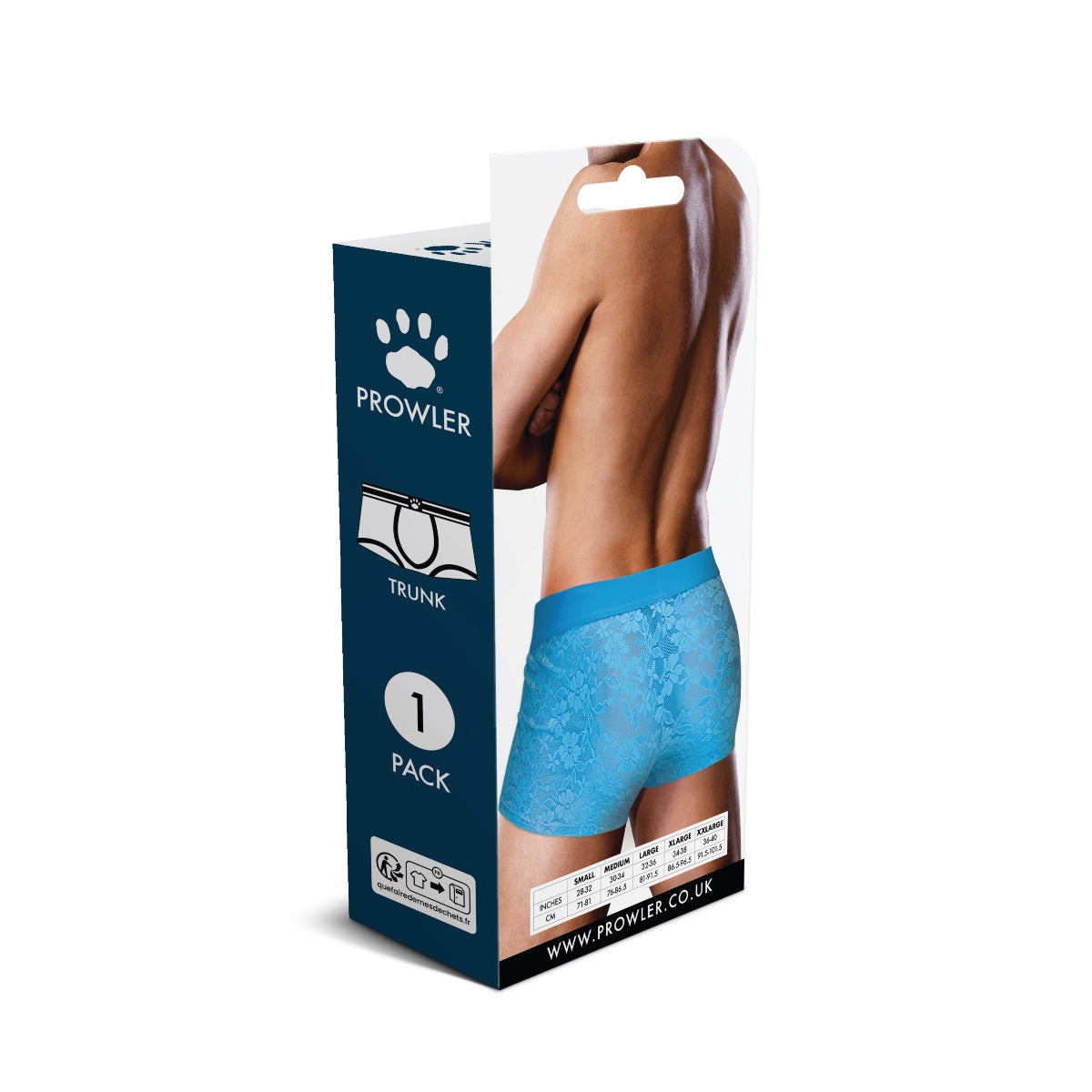 PROWLER LACE TRUNK NEON BLUE