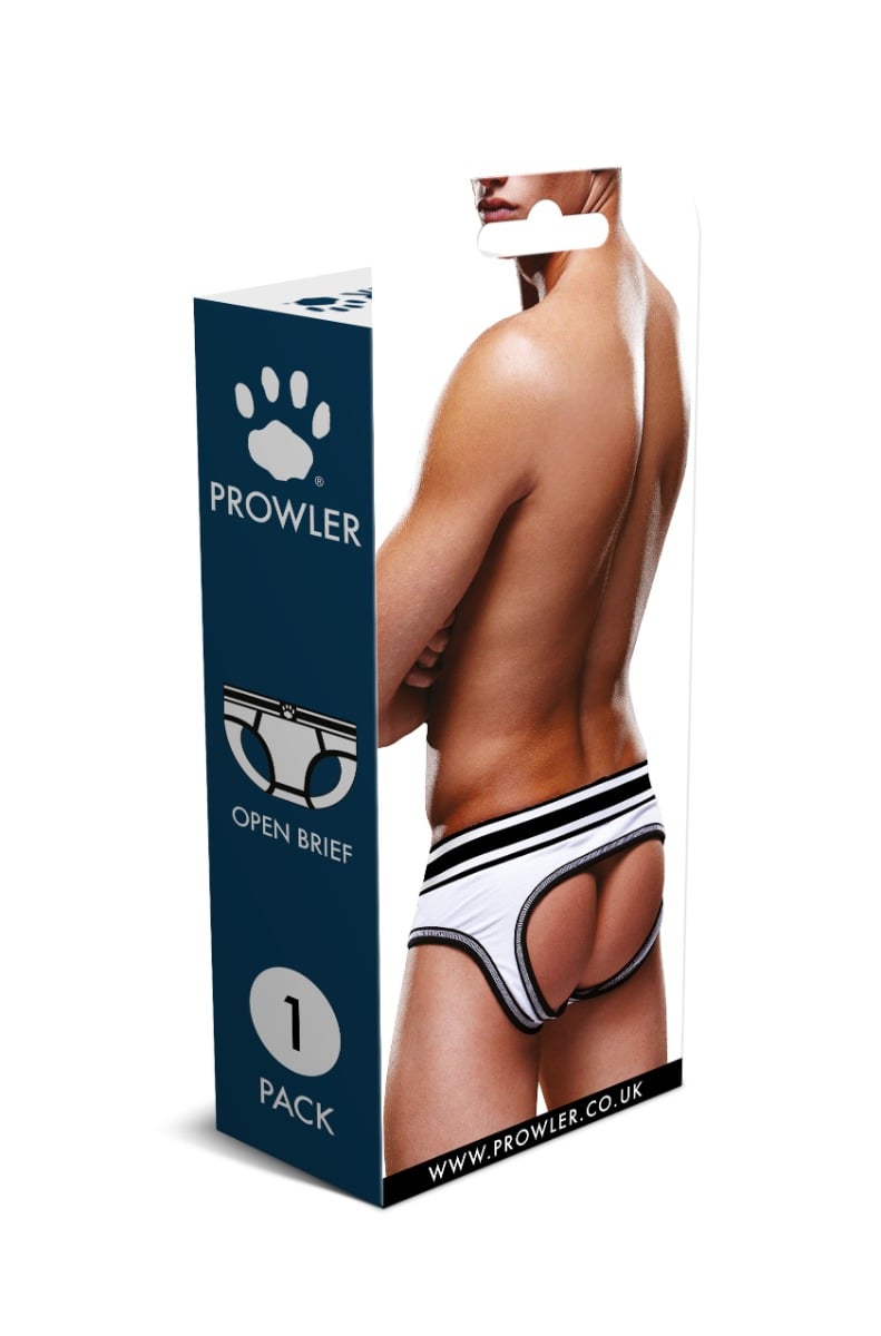 PROWLER WHITE/BLACK OPEN BRIEF