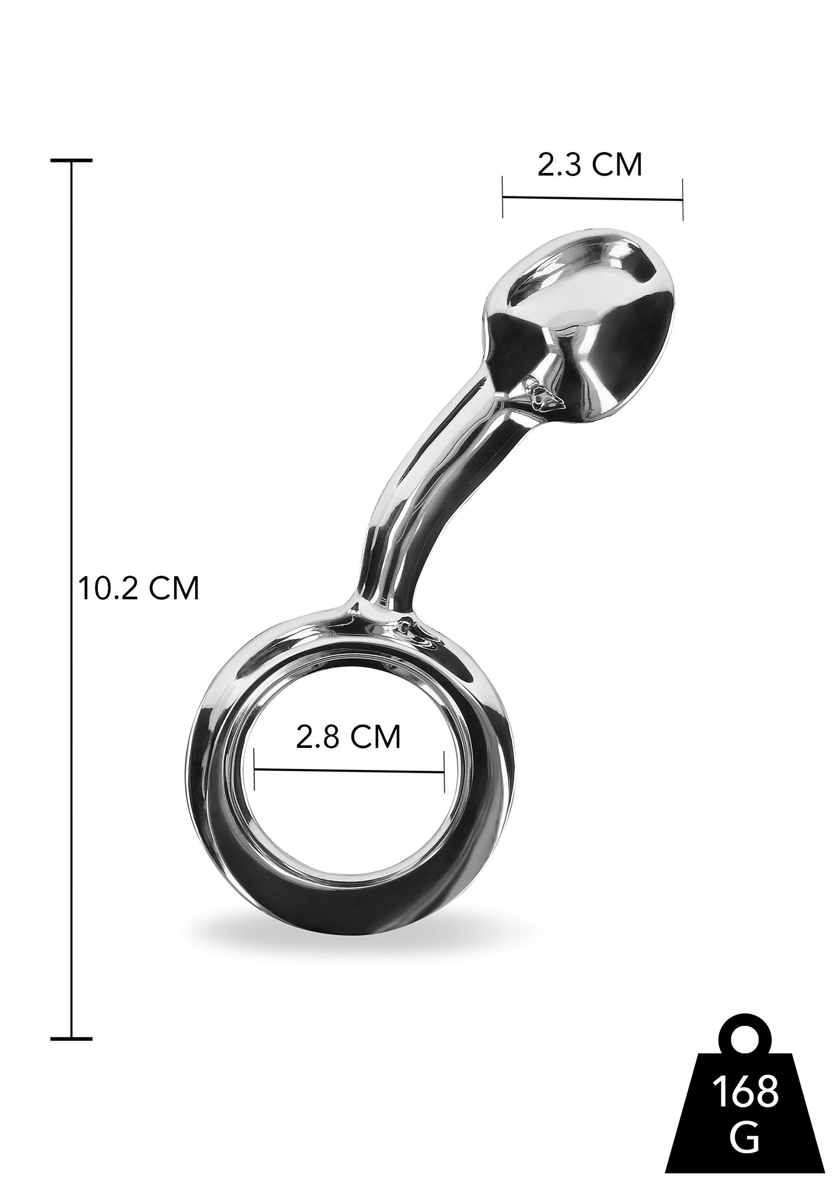 STEEL PLEASURE FINE STIMULATION PLUG