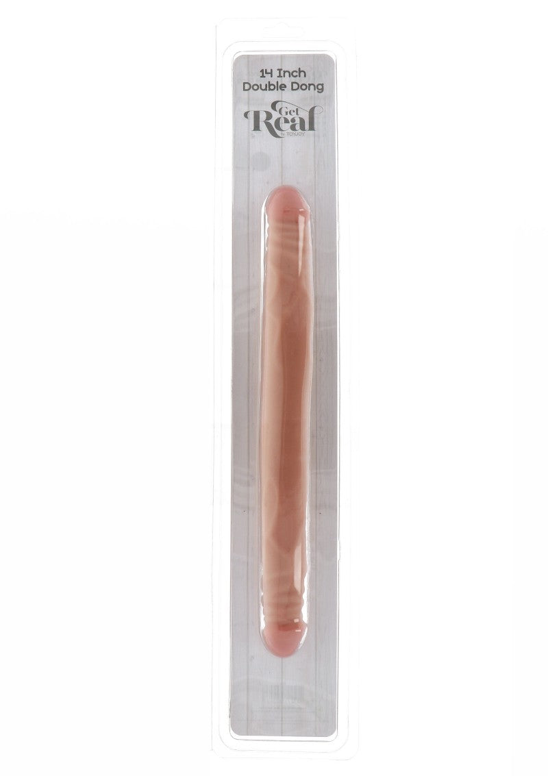 GET REAL 14 INCH FLESH DOUBLE DONG