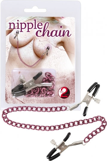 NIPPLE CHAIN / NIPPLE CLAMPS IN PURPLE