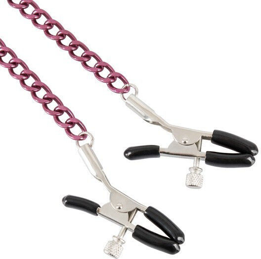 NIPPLE CHAIN / NIPPLE CLAMPS IN PURPLE