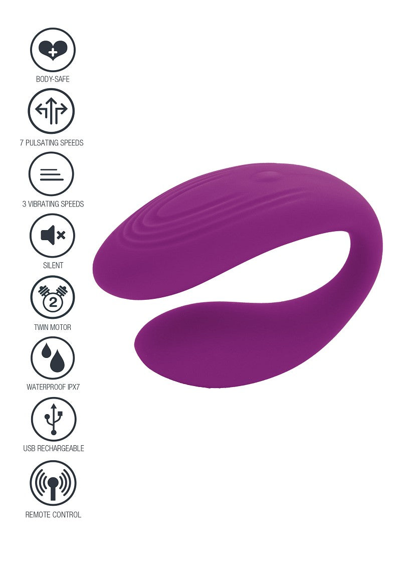 BOUND LOVE COUPLES VIBRATOR WITH REMOTE