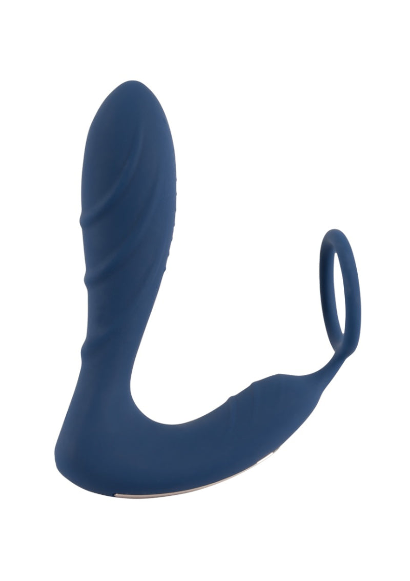 VIBRATING PROSTATE PLUG WITH COCK RING