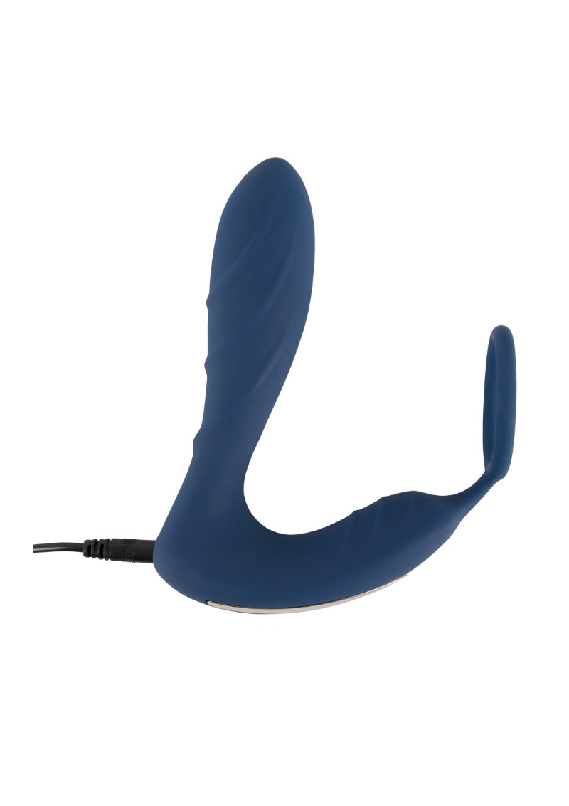 VIBRATING PROSTATE PLUG WITH COCK RING