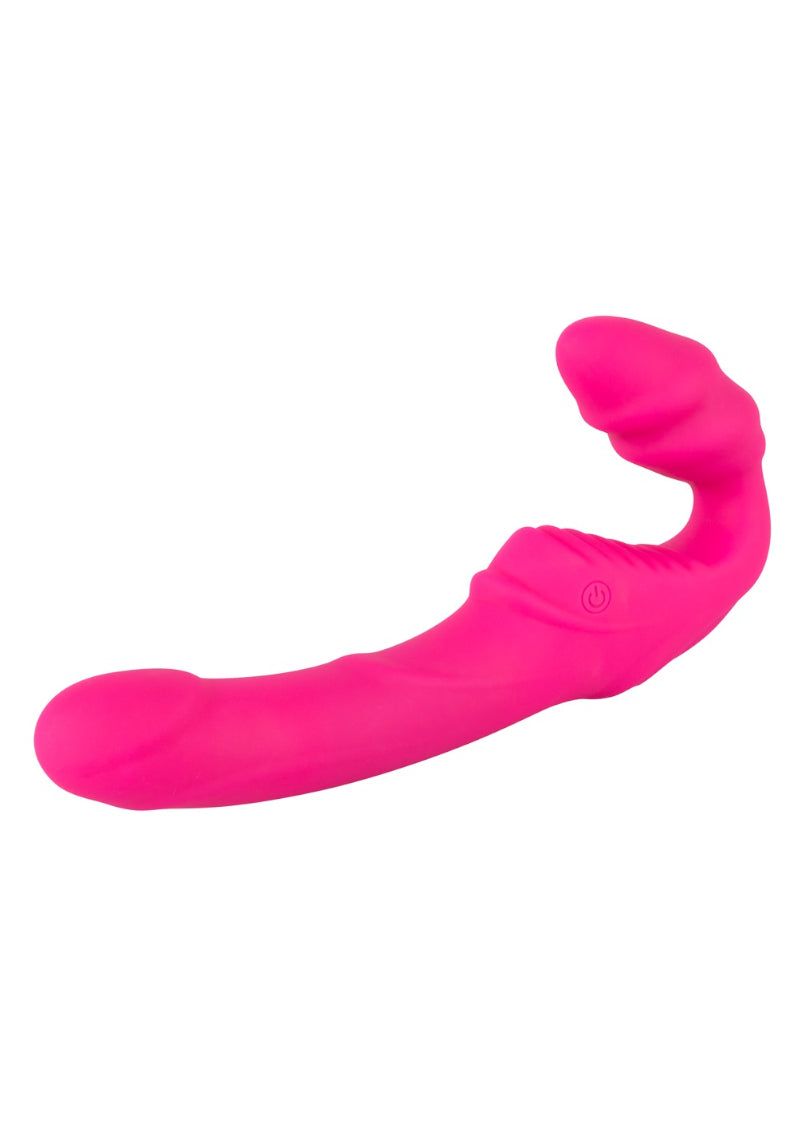 VIBRATING STRAPLESS STRAP-ON