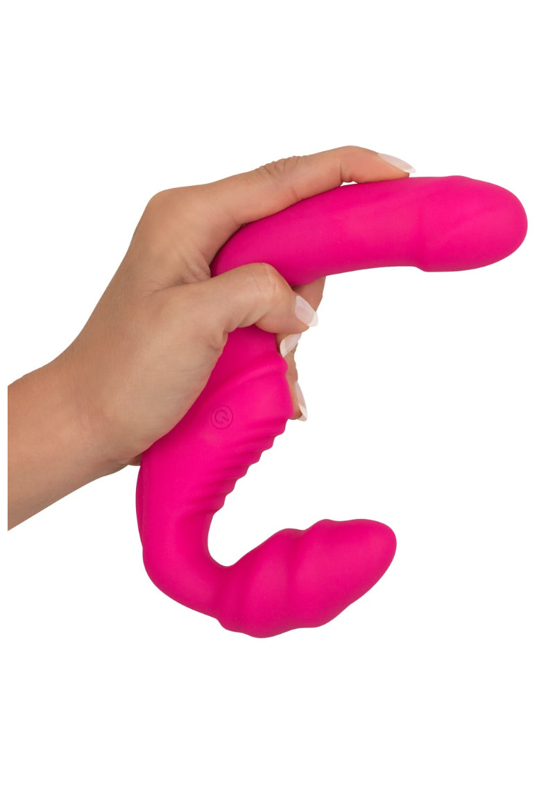 VIBRATING STRAPLESS STRAP-ON