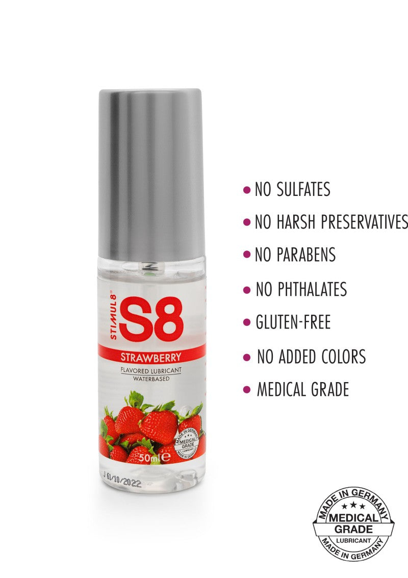 WATERBASED STRAWBERRY FLAVORED LUBRICANT 50ml